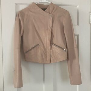 Genuine lamb leather jacket